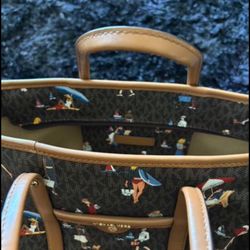 MK HANDBAG / W shoulder strap - brown