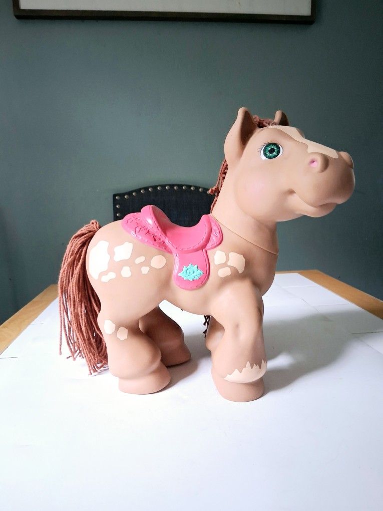 90s Vintage Cabbage Patch Kids Crimp N Curl Pony Horse 12" Toy 1992 Hasbro CPK