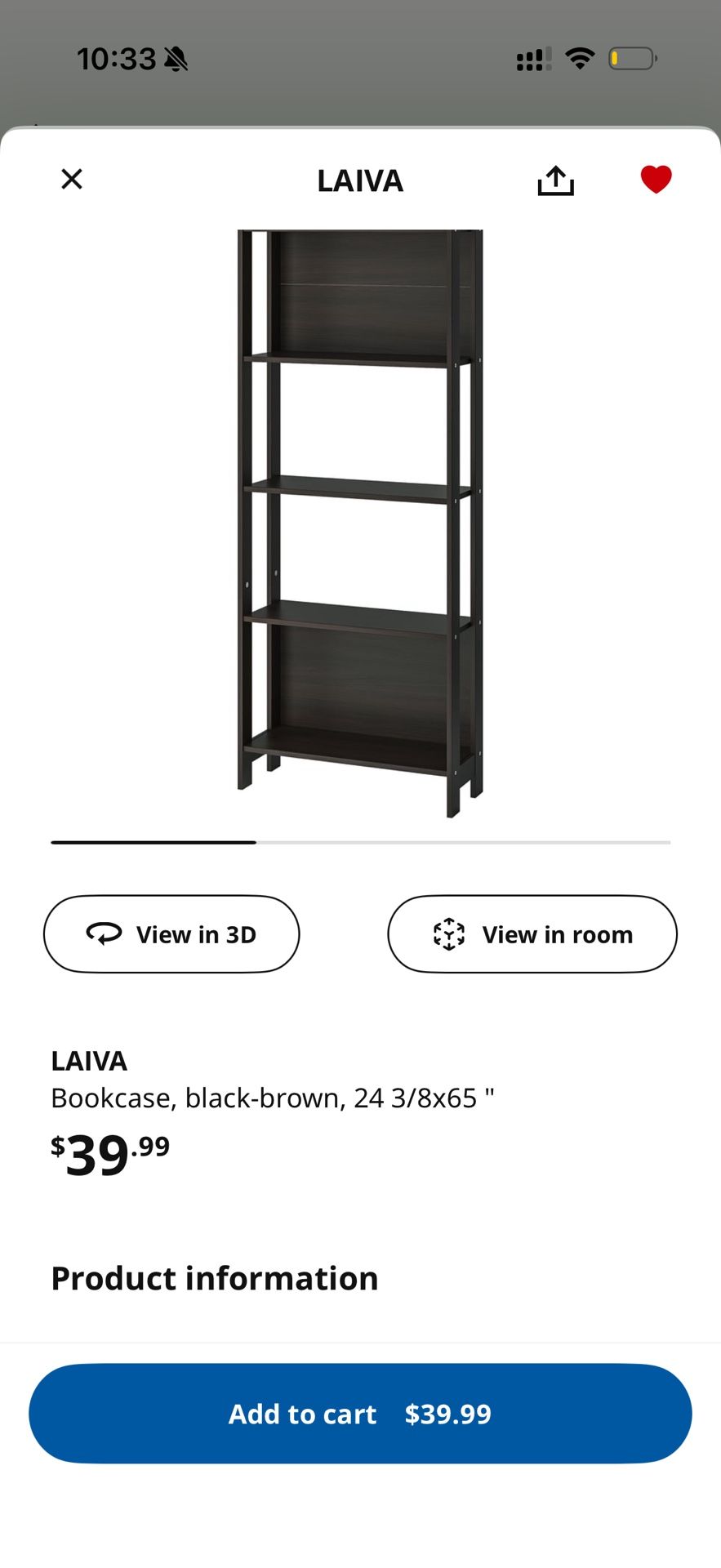 Ikea bookshelf