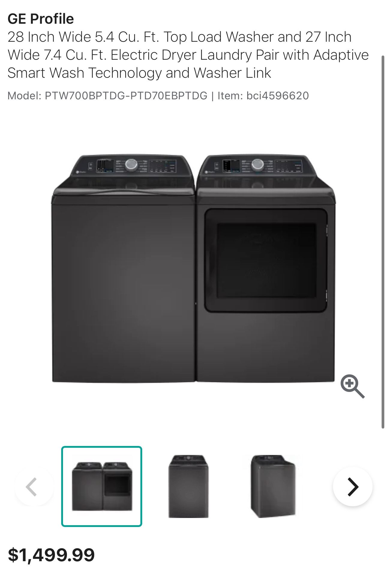 Crosley Washer Dryer Set