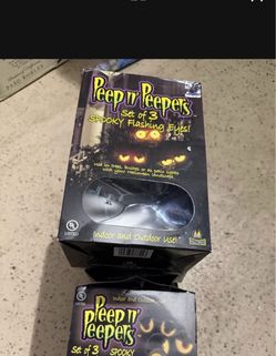 Peep n' Peepers Halloween Flashing Eyes Set of 3