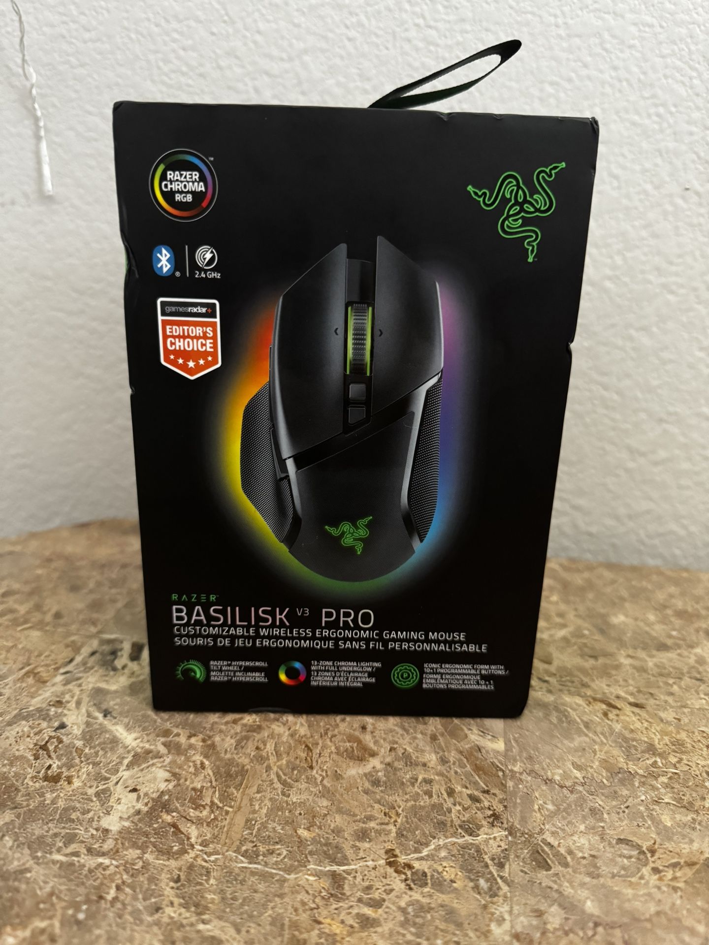 Razer Basilisk V3 Pro Gaming Mouse Wireless - Black