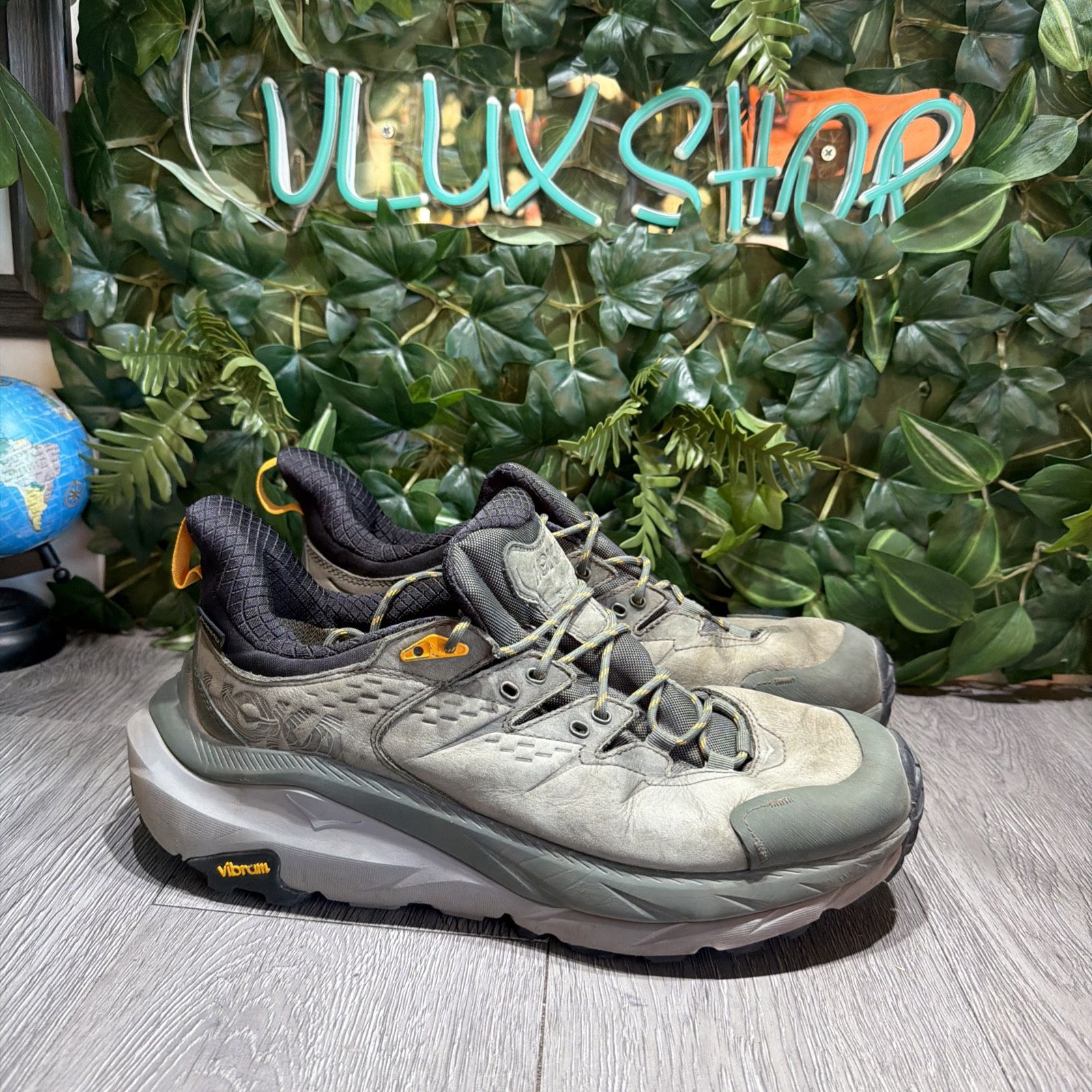 Hoka One One M Kaha 2 Low GTX 1123190 / TRYL Trail Green Mens Size 11 D