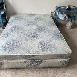 Mattress And Spring Box 52  X73 Inches. Good Condition.