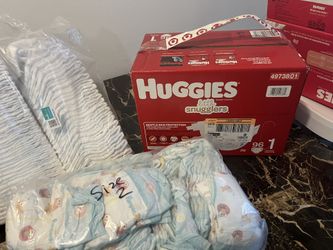 Pampers Size 1 And 2 Assorted Pick Up Fast 