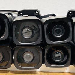 8 Lorex 4K Security Cameras PoE – Outdoor – UNTESTED