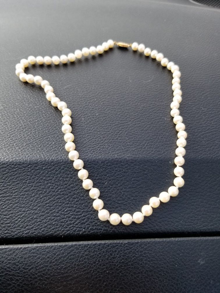 Genuine pearls