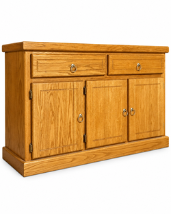 Vintage 90s Oak Buffet / Sideboard
