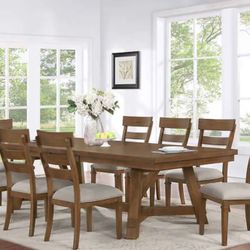 Dining Table And 8 Chairs 
