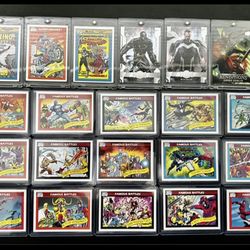Marvel Universe & 1-1966 Batman -High Grade Vintage and Modern Lot (22 Cards)
