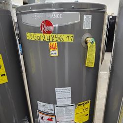 New Water Heater Nat Gas Rheem 55 Galloms with Warranty 