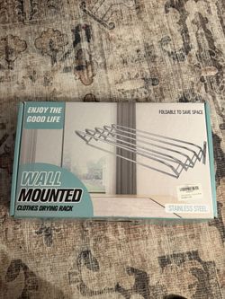 Stainless Steel Wall Mounted Clothes Drying Rack New 