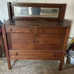 Antique Mission Oak Buffet Made By Rockford Chair & Furniture Co.