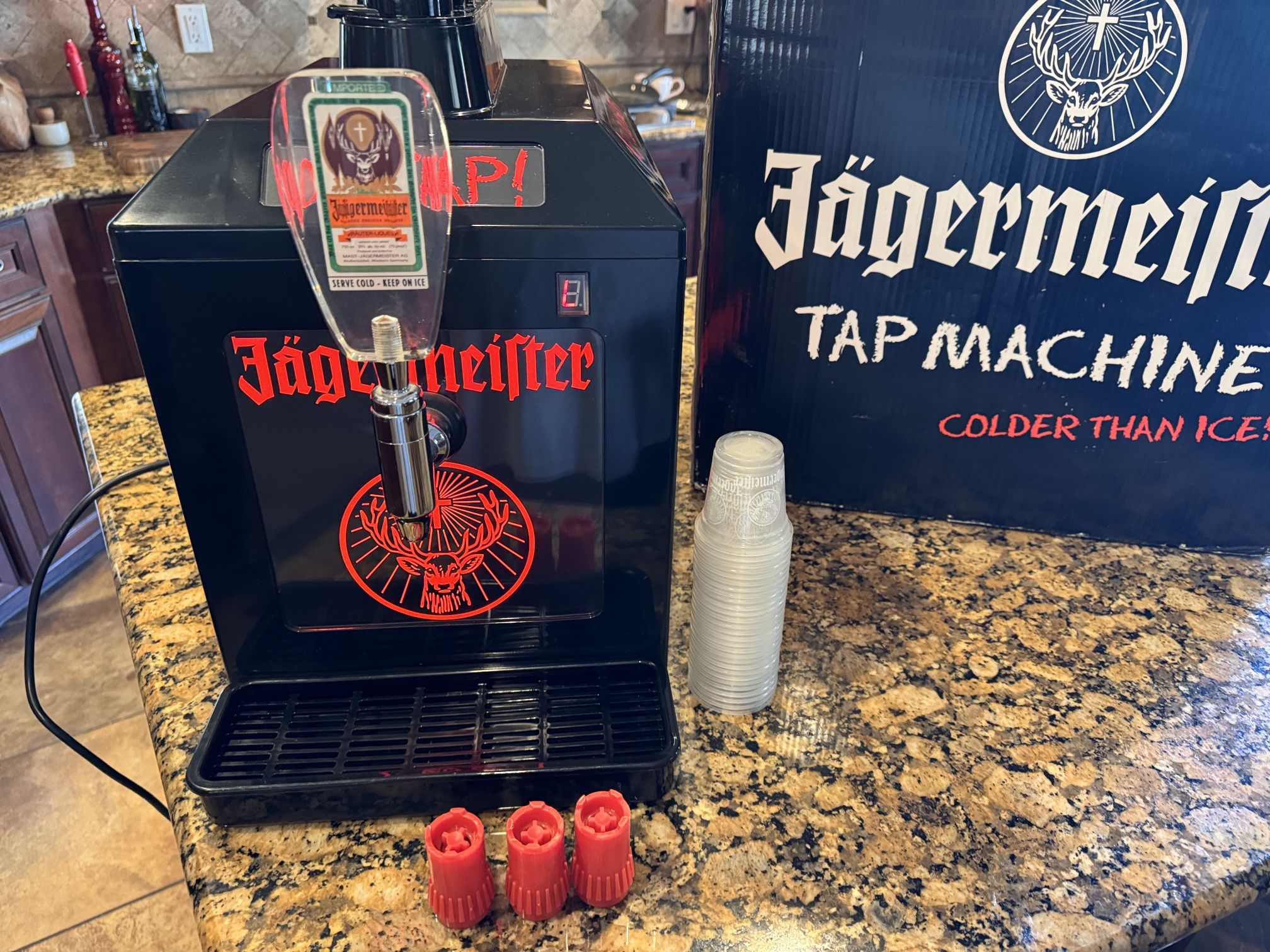 Jägermeister Tap Machine Model JEMUS ~ Three Bottle Shot Dispenser Bar Machine