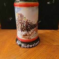 VTG Anheuser Busch Budweiser 1992 Clydesdales Collector's Series Beer Stein Mug