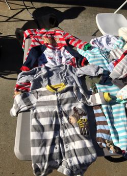 4 6 month footsies. Carter's brand lightly used