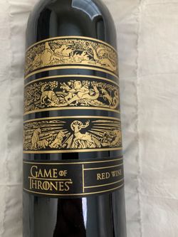 Game Of Thrones Collector Wine Bottle
