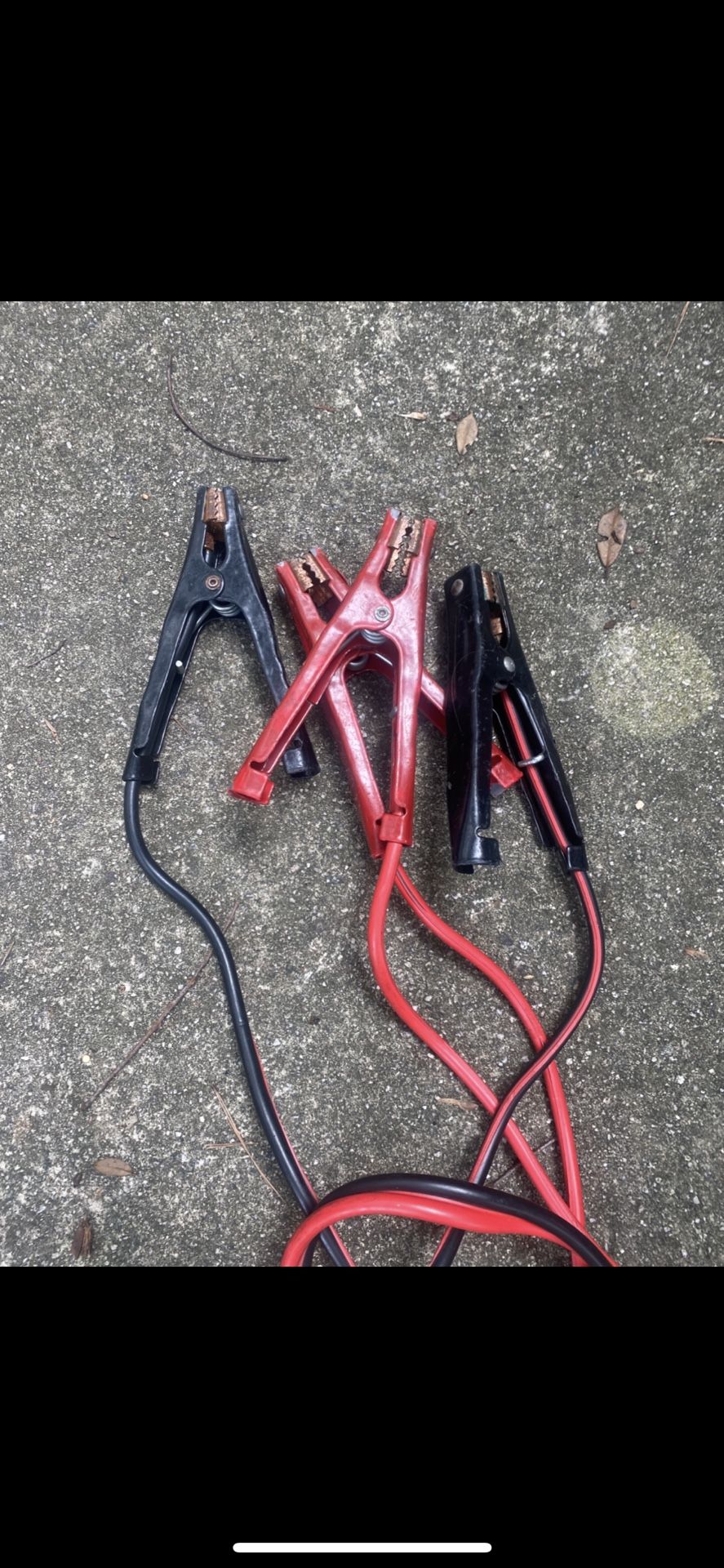 AUTO BATTERY JUMPER CABLES