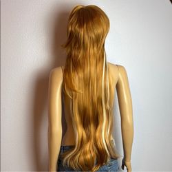 New Anna From Frozen Extra Long Wig