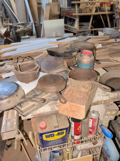 Cast iron pots