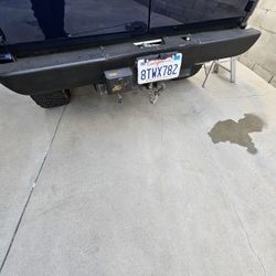 Custom Rear Bumper With Winch