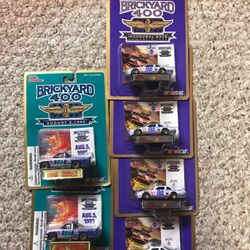 Set Brickyard 400 Inaugural Race diecast, NASCAR collectibles.