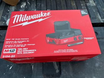 Milwaukee m12 75’ drain camera
