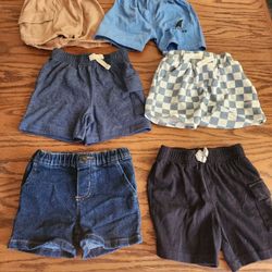 6 pair of shorts for 12months 