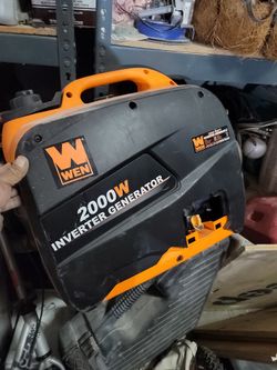 Wen 2000 Watt Inverter  Generator
