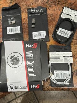 Hak5 Pentesting WiFi Equipment Wi-Fi Coconut Omg Cables