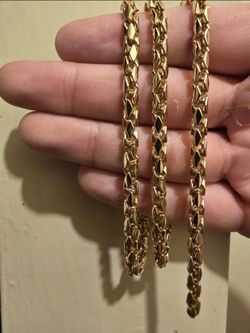 24" in Italian link chain 14k gold 33.15 grams
