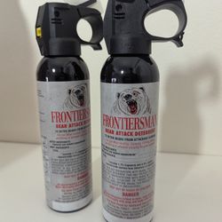 Bear Spray Sabre Frontiersman Never Used 2-pk