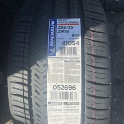 255/35/18 Michelin