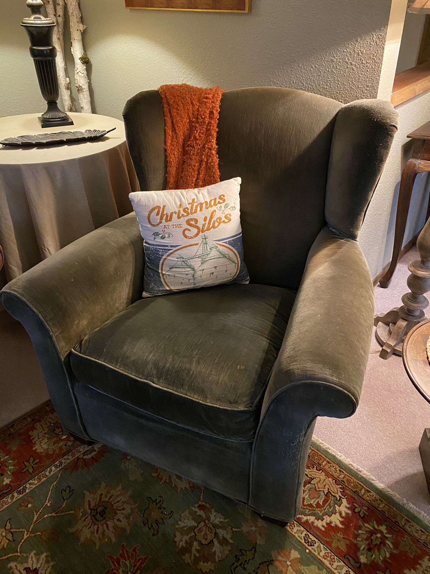 Comfortable Wing Chair - Restoration hardware
