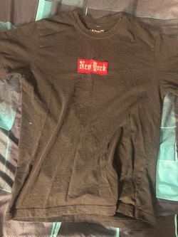Black New York Patch Long Sleeve Shirt