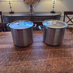 22 qt and 24 qt All Clad Stainless Steel Stockpot / Multipot