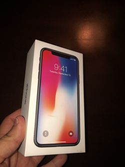 IPHONE X 256gb AT&T n cricket