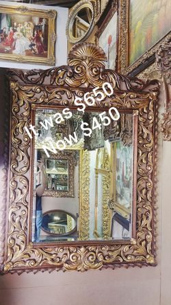 Wall mirror antique style 64 x 45