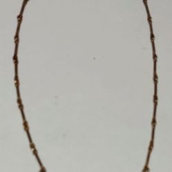 Gold vintage necklace. 