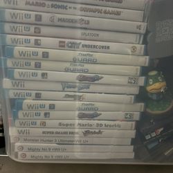 Lot Of Wii / Wii U Games 
