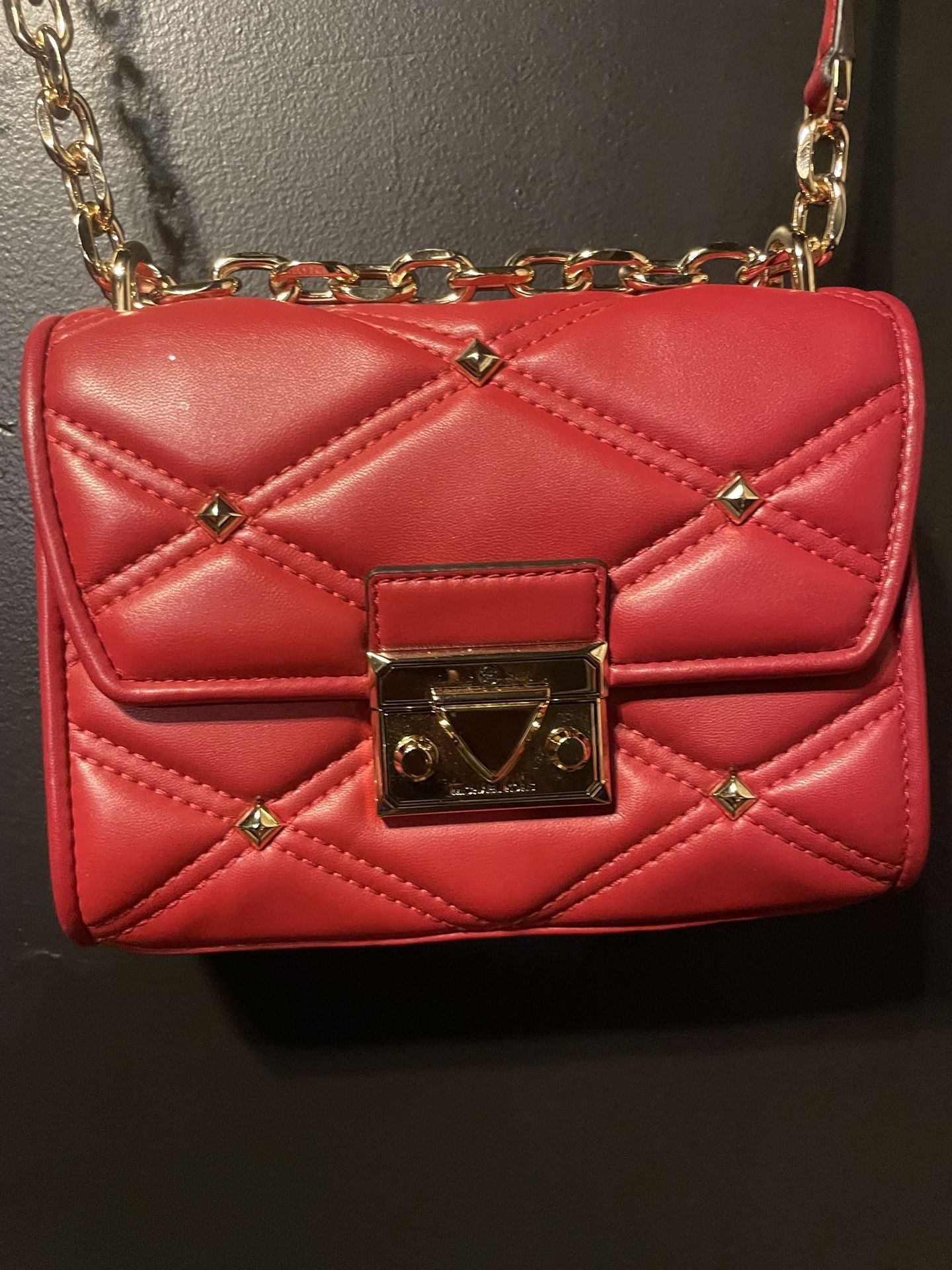 Michael Michael Kors Bags Michael Kors Serena Small Quilted Faux