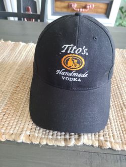 Tito's Handmade Vodka Baseball Hat Cap Adjustable Black One Size