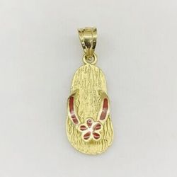 14kt Dije De Oro Solido 👠 🩴