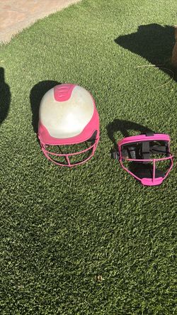 Softball helmet and face mask