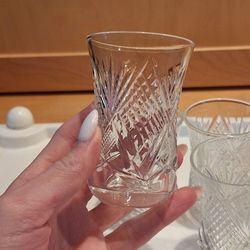 6 Crystal Shot Glass 