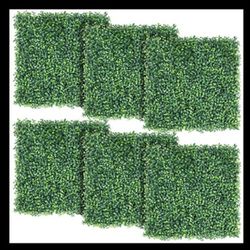  Artificial Boxwood Panels Topiary Hedge Plant UV Protected 