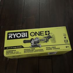 RYOBI ONE+ 18V Cordless 4-1/2 in. Angle Grinder