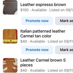 Misc Leather Remnants