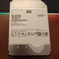 WD 8TB Hard Drive