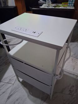 Small table with power outlets
